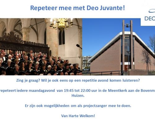 Deo Juvante zoekt jou!